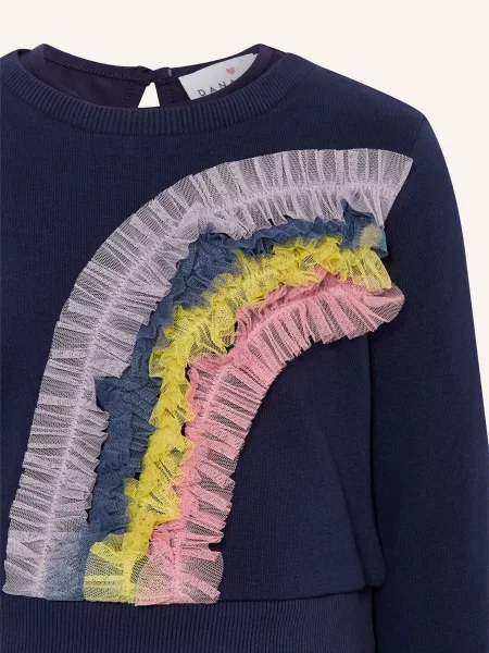 Danamade Zestaw: Sukienka I Bluza blau różowa