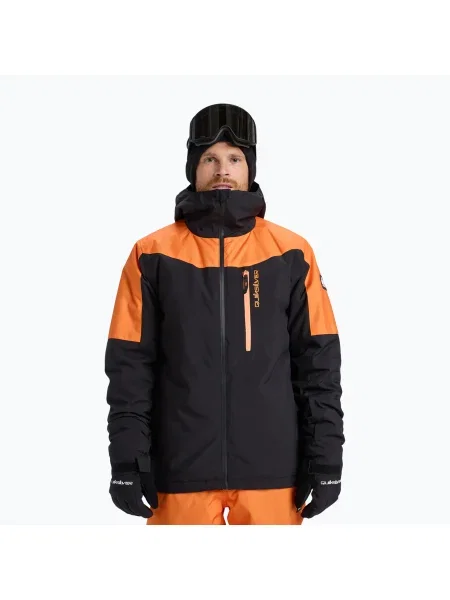 Snowboardová bunda Quiksilver Titano almond černá
