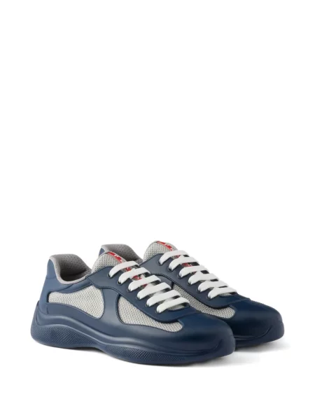 Ciclism material textil sneakerși Prada albastru