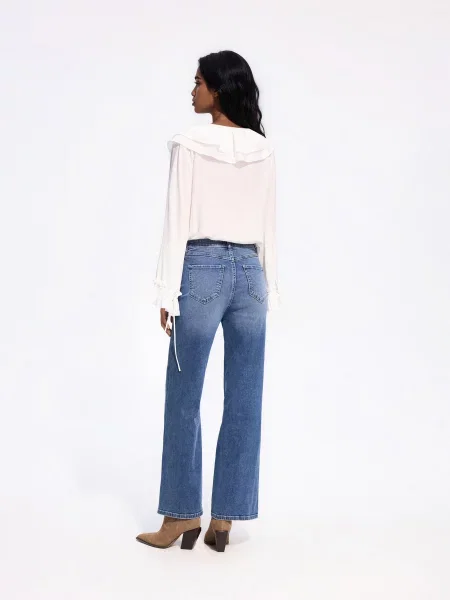 Джинсы клеш Reserved синие