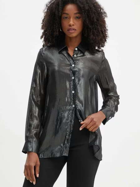 Marella camasa femei cu guler clasic regular verde