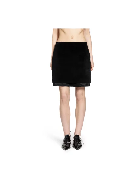 Spódnica mini Jil Sander czarna