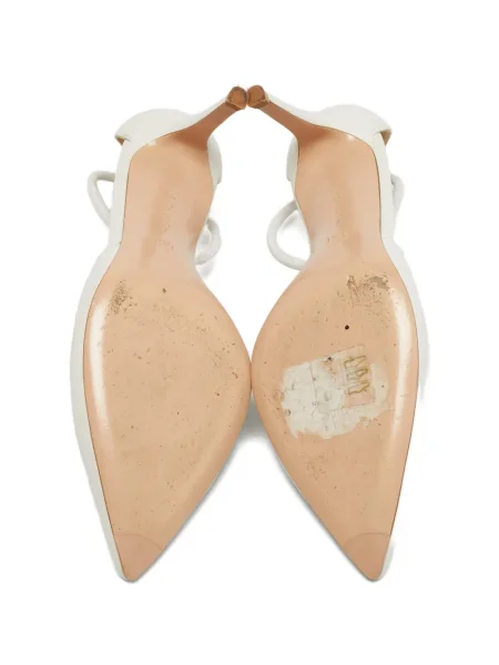 Pantofi cu toc Gianvito Rossi din piele alb