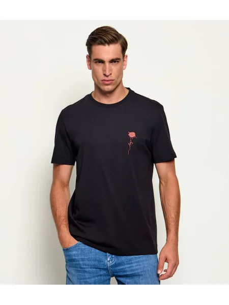 HUGO Tricou Diflow negru