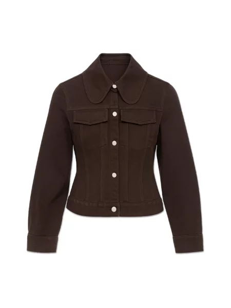 Kurtka jeansowa By Malene Birger brązowa