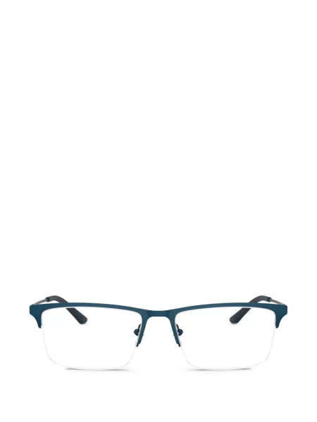 Ochelari de soare dreptunghiulari Emporio Armani albastru