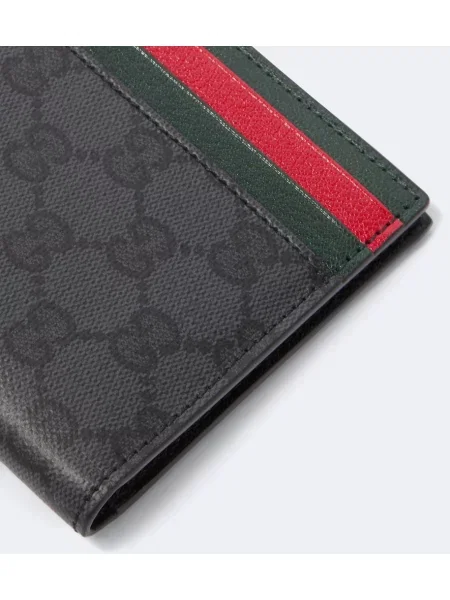Portofel Gucci din canvas gri