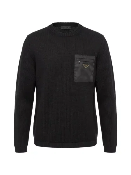 Pulover Prada cu autograf negru