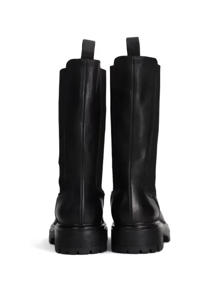 Botine Elena Iachi din piele negru