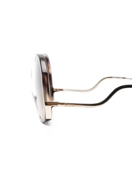 Saulės akiniai Chloé Eyewear ruda