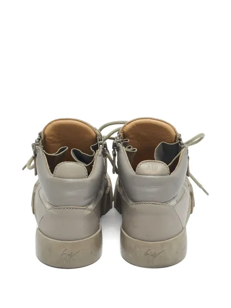 Sneakerși Giuseppe Zanotti din piele gri