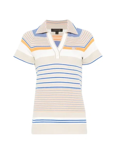 Gulerat top Lacoste cu dungi