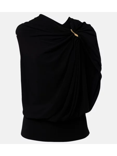Top Sportmax drapat negru
