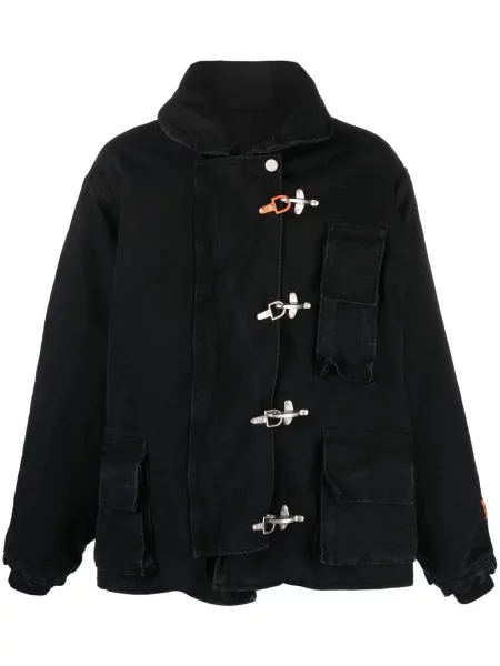 Geacă Heron Preston din canvas negru