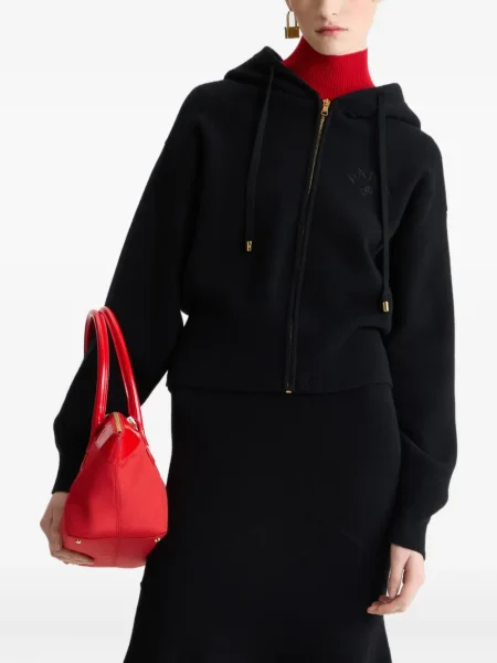 Maksi spódnica maxi Patou wełniana czarna