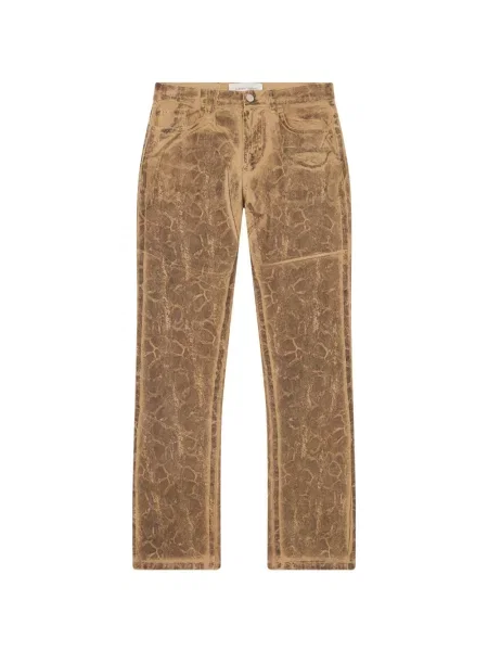 Pantaloni Alberta Ferretti maro