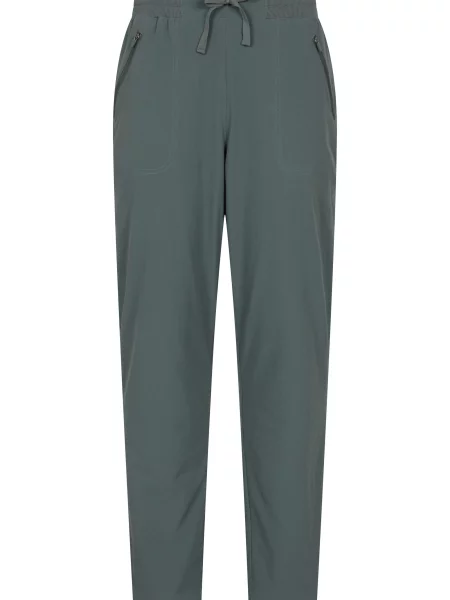 Winter Explorer — spodnie z podszewką z polaru krótkie Dark Green zielone