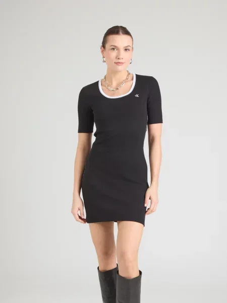 Calvin Klein Jeans Rochie de zi negru