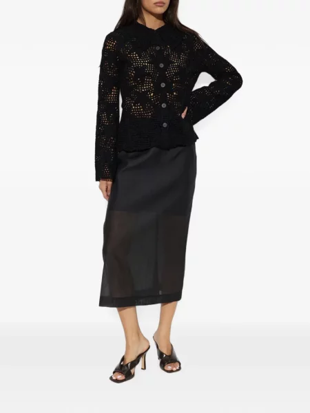 Cardigan By Malene Birger tricotate negru
