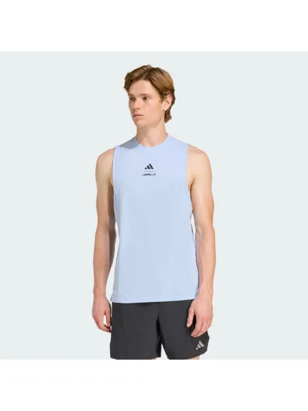 Tílko grafický tričko Adidas modré