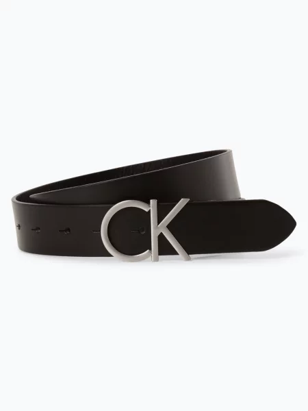 Calvin Klein skórzany Kobiety skóra jednolity 80 czarny