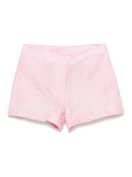 Pantaloni scurți Ermanno Scervino cu model floral roz