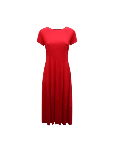 Sukienka midi Sandro Ferrone do kolan czerwona