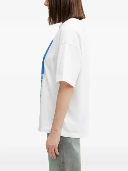 Tricou Barbour alb