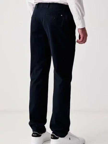Tommy Hilfiger spodnie z granatowe