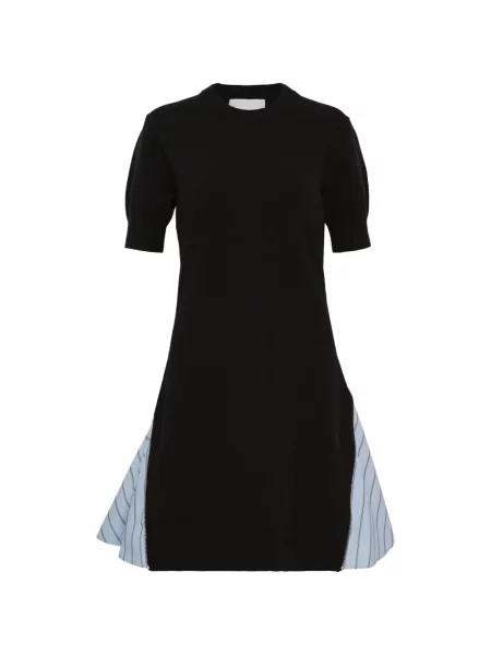 Rochie mini 3.1 Phillip Lim scurtă de costum negru