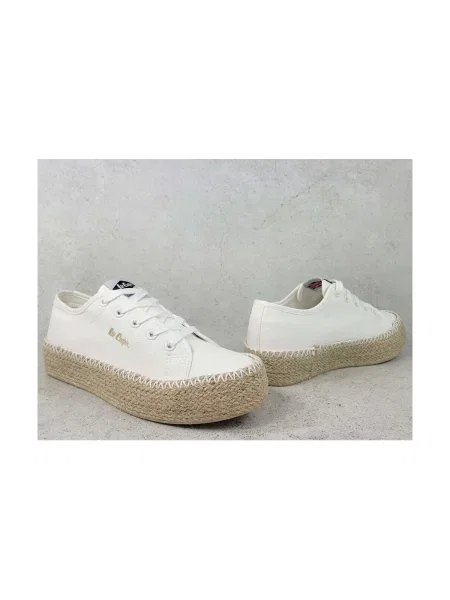 Pletene tenisice Lee Cooper bijela