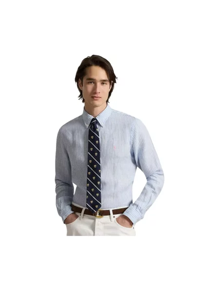 Polo Ralph Lauren Koszule Mężczyzna S Casual Shirt niebieski