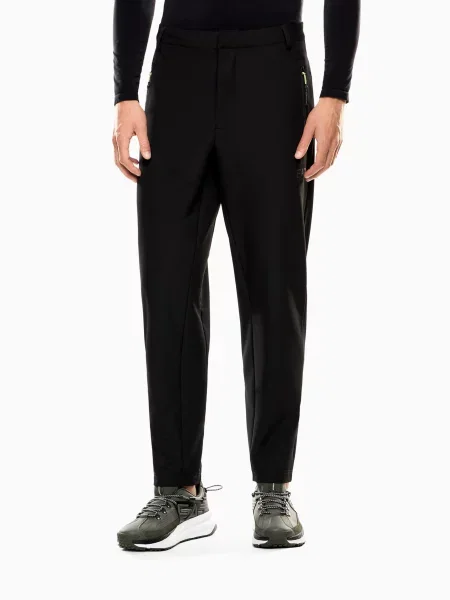 Штани спортивні поліестер/еластан чорний