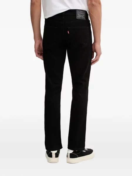 Карирани с яка дънки straight leg Levi's® с качулка синьо