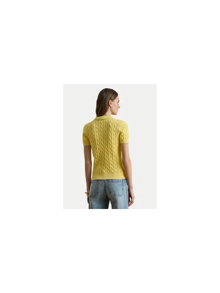 LAUREN RALPH LAUREN Pólóing Világossárga Slim Fit