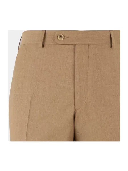 Spodnie Brooks Brothers wełniane beżowe