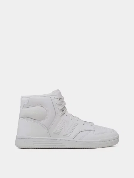 New Balance Кеди високі Шкіра білий