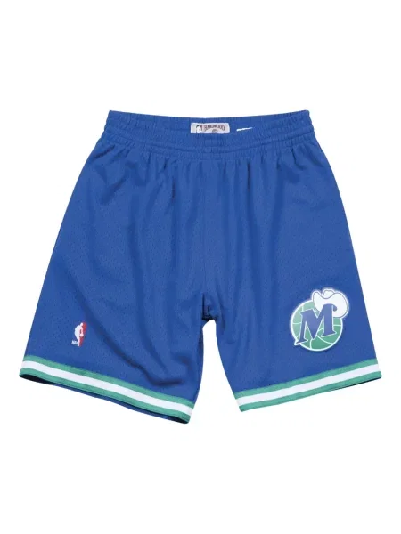 Pantaloni scurți Mitchell & Ness albastru