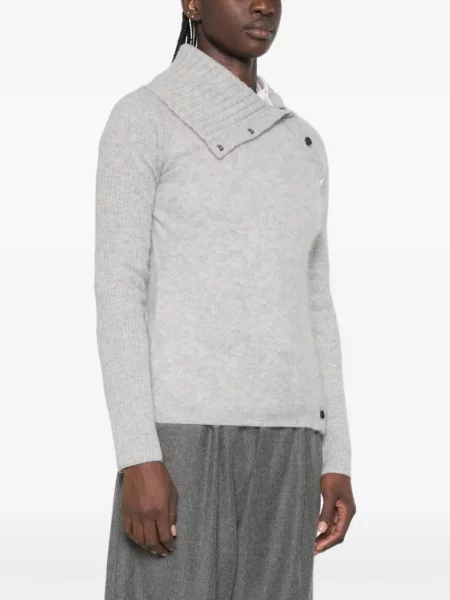 Pulover Sportmax asimetric gri