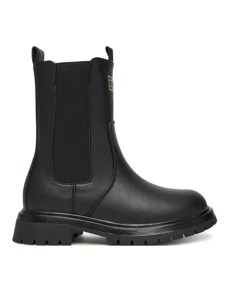 Tommy Hilfiger Bokacsizma S fekete