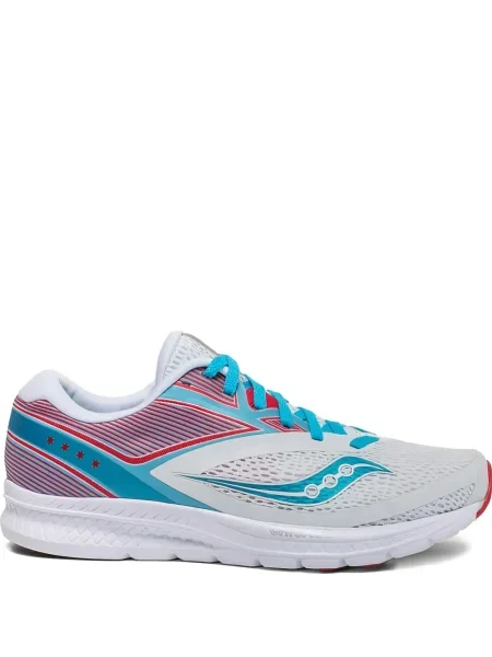 Sneakerși Saucony cu șireturi din dantelă alb