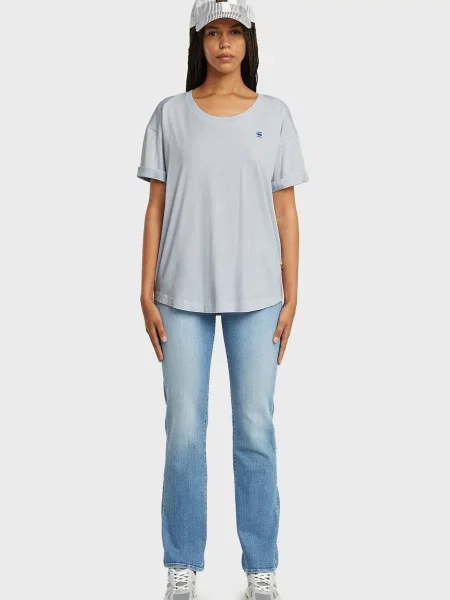 Футболка G-star Raw блакитна