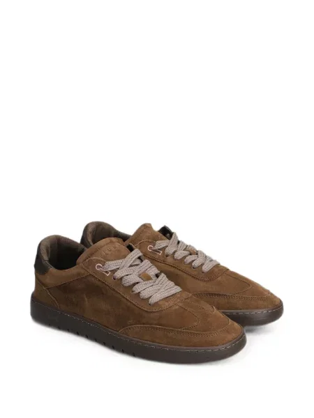 Fűzős szarvasbőr sneaker Piumha Studio barna