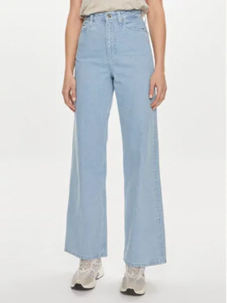 Široké džíny Calvin Klein modré