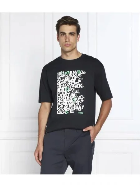 BOSS GREEN Tricou Tee 5 verde