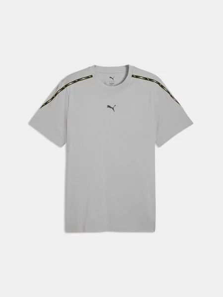 Футболка PUMA Ess Tape Tee комбінований верх сірий