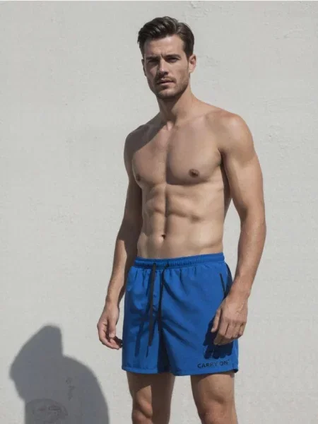 Sinsay Szorty kąpielowe niebieski