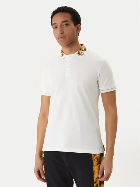 Поло Versace Jeans Couture белое