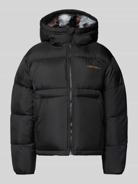 Kurtka pikowana z kapturem i wpuszczanymi model ‘Toronto’ Carhartt Work In Progress czarna