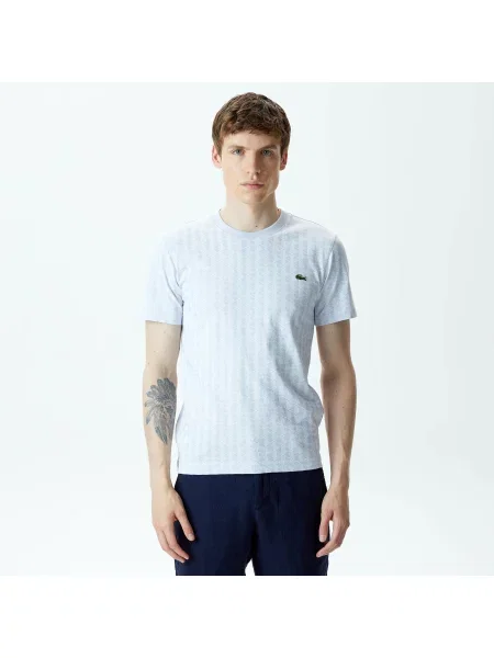 Футболка Lacoste голубая